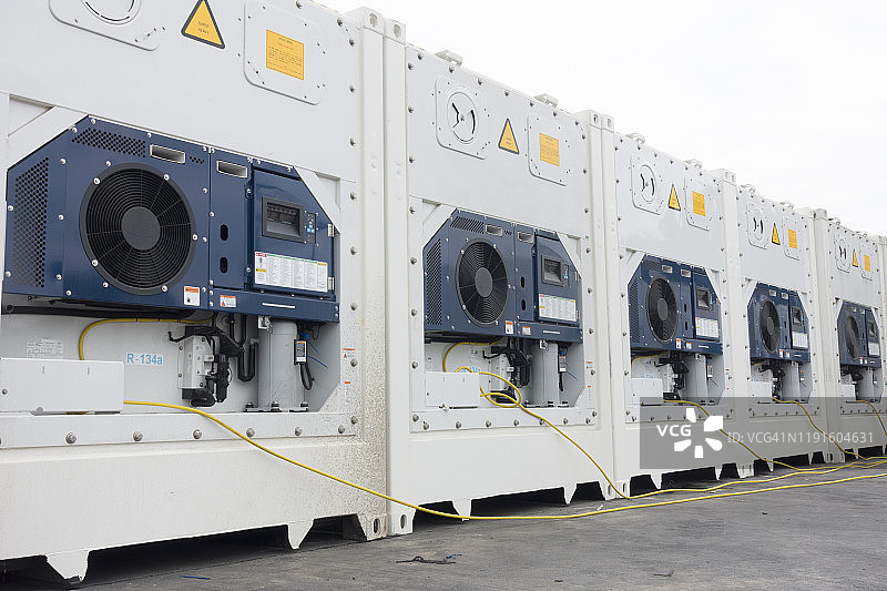 新冷藏集装箱图片素材