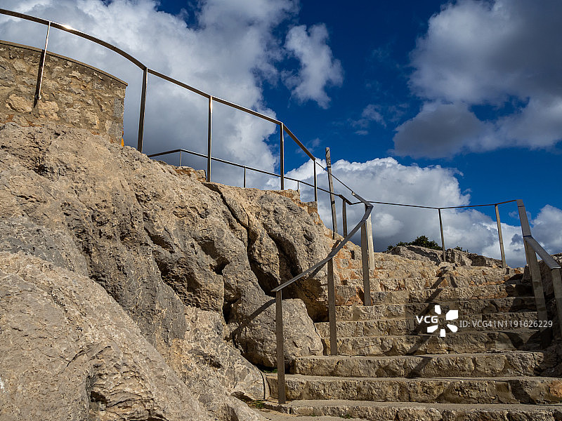 通往福门托角埃斯科洛梅尔观景台的道路图片素材