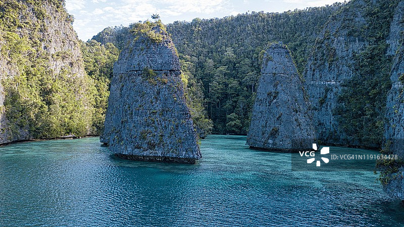 米苏尔拉贾安帕群岛，印度尼西亚巴布亚图片素材