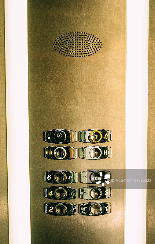 电梯面板和按键图片素材