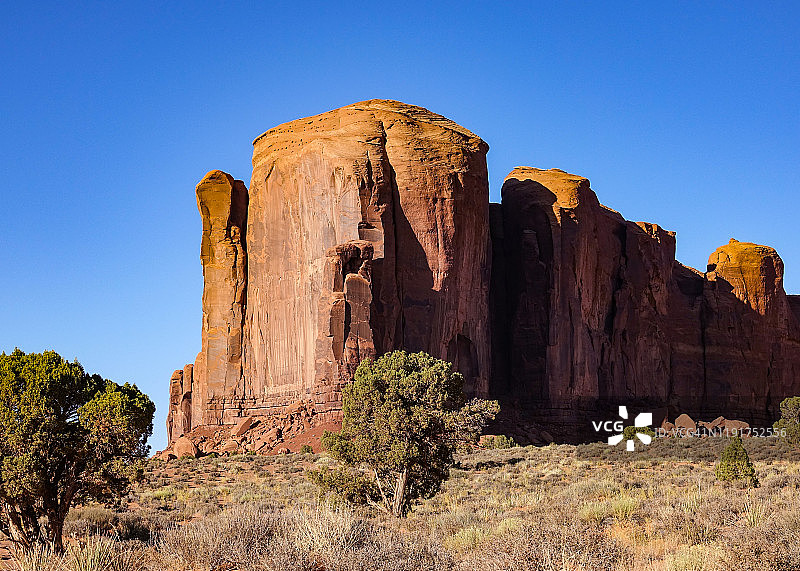 纪念碑谷纳瓦霍部落公园的矛头台地，亚利桑那州图片素材