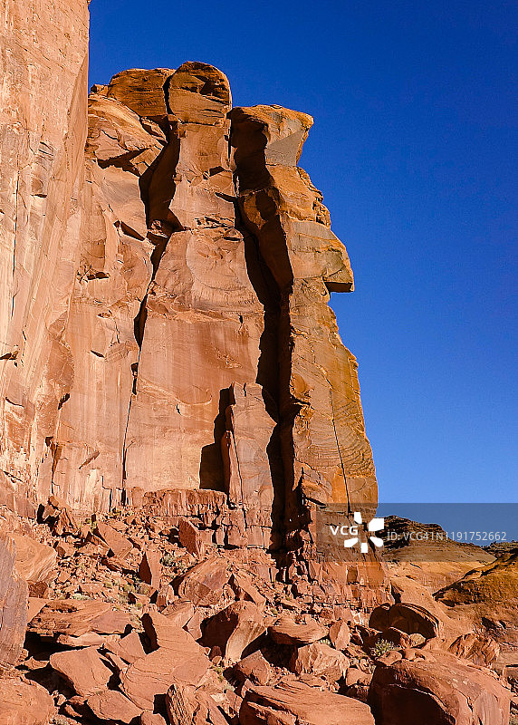 纪念碑谷纳瓦霍部落公园的矛头台地，亚利桑那州图片素材