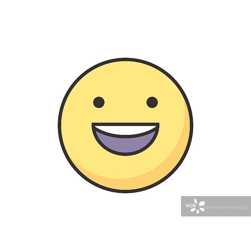 可爱表情符号插画图片素材