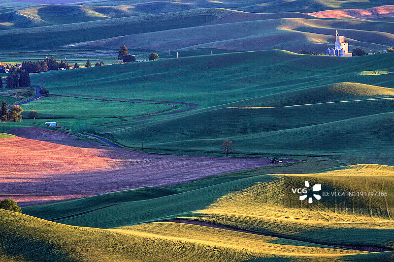 美国华盛顿州帕卢斯的夏日风光图片素材