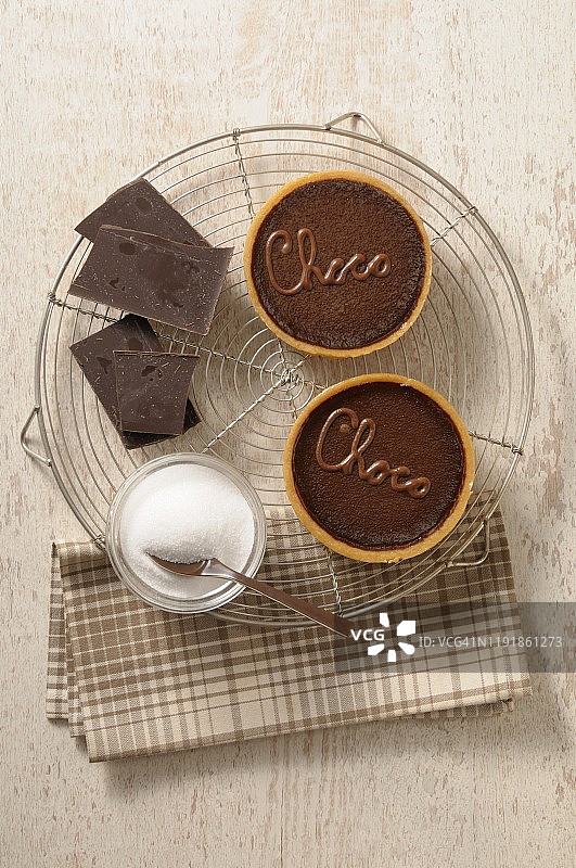 巧克力挞图片素材