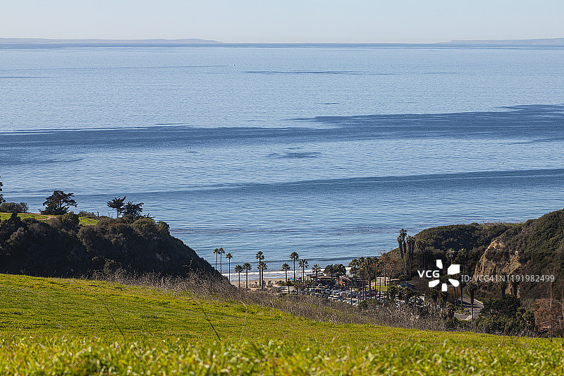 加利福尼亚州圣巴巴拉的海洋景观图片素材