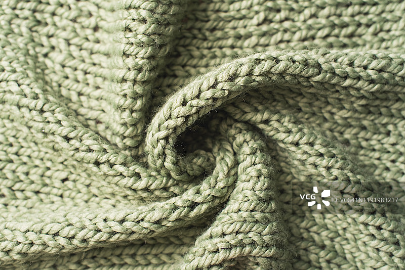 绿色织物纹理图片素材