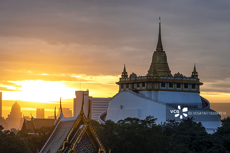 泰国沙缴寺的普考同图片素材
