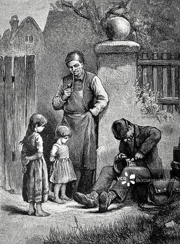 乡村家庭生活图片素材