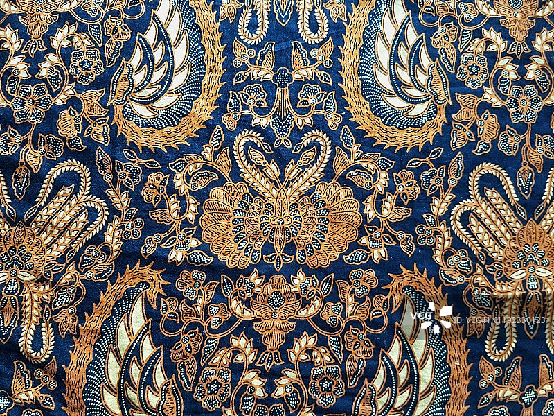 传统印花蜡染图案全画幅照片图片素材