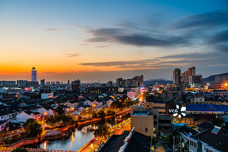 江苏省江阴市华西村风光图片素材