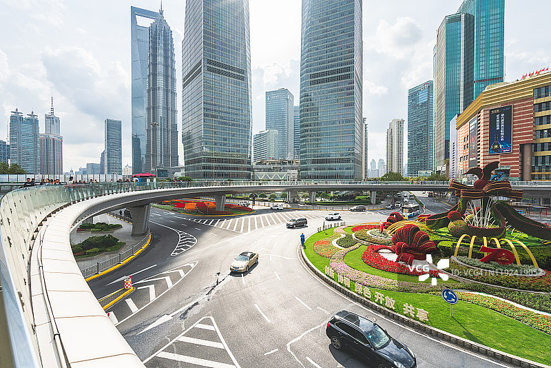 上海浦东陆家嘴风光图片素材