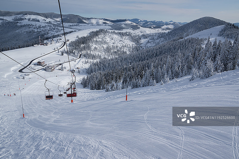 滑雪坡图片素材