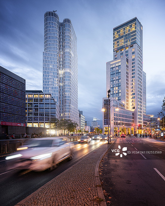 柏林库达姆城市西部风光图片素材