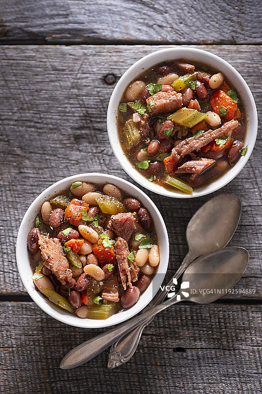 火腿芸豆汤图片素材