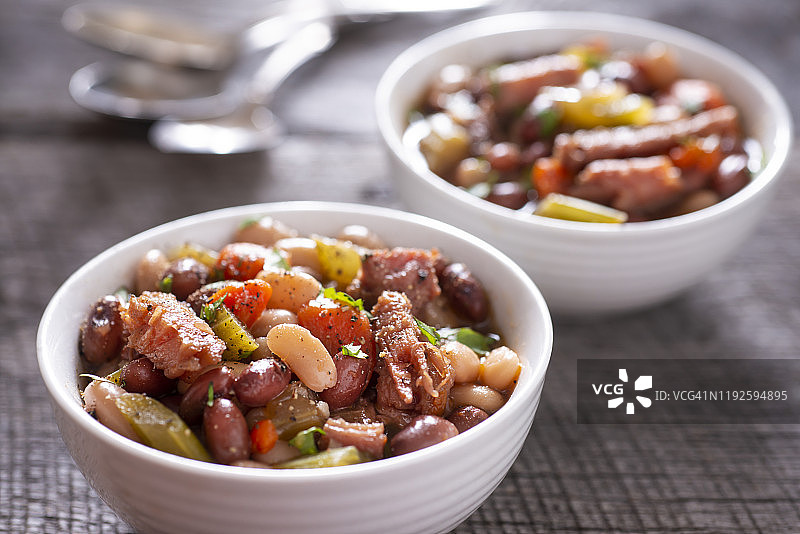 火腿芸豆汤图片素材