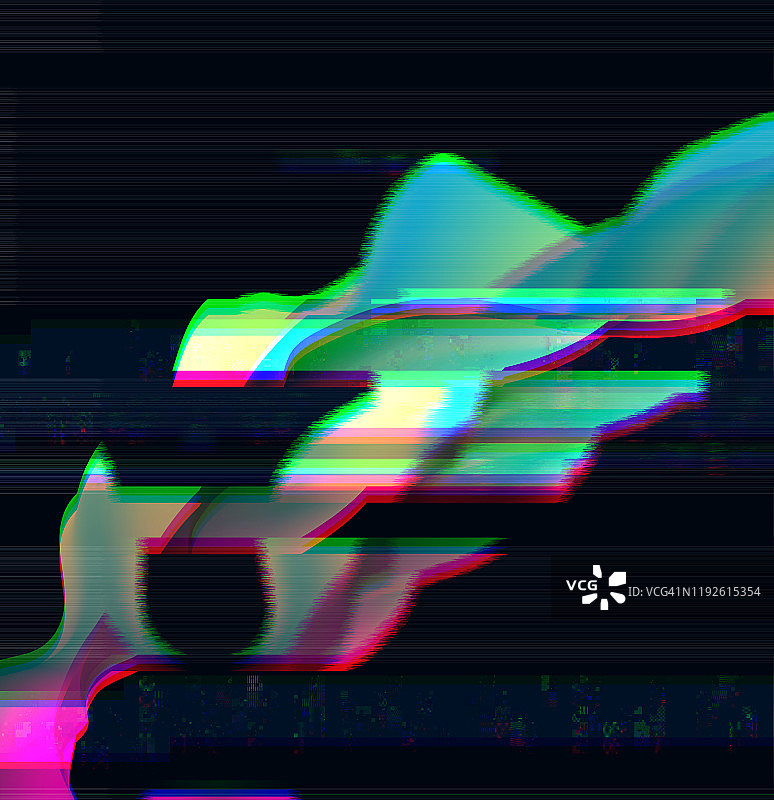 数字增强故障风格复古纹理抽象背景图片素材