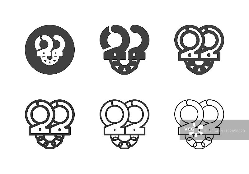 手铐图标 - 多系列图片素材