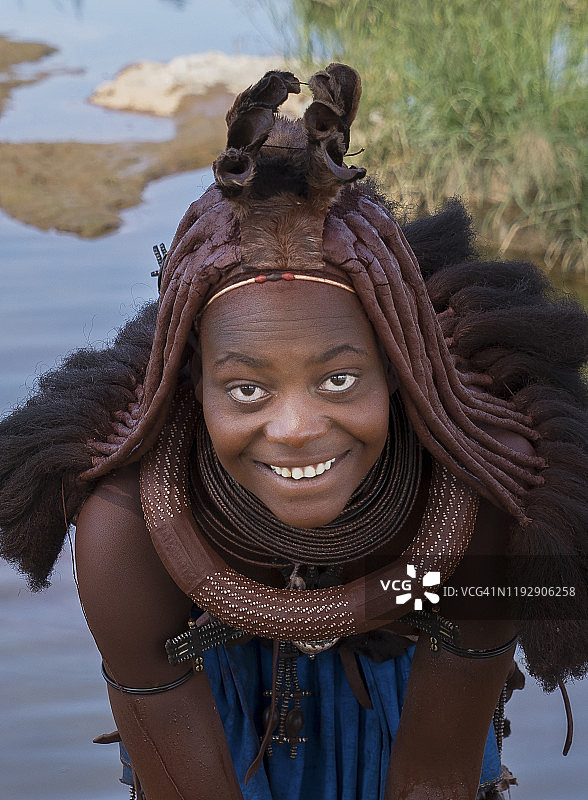 辛巴族妇女肖像图片素材