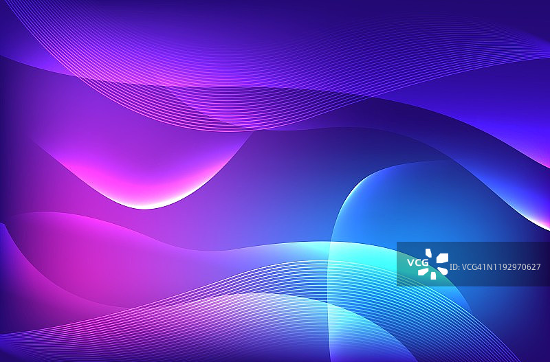 抽象彩色未来波浪背景图片素材
