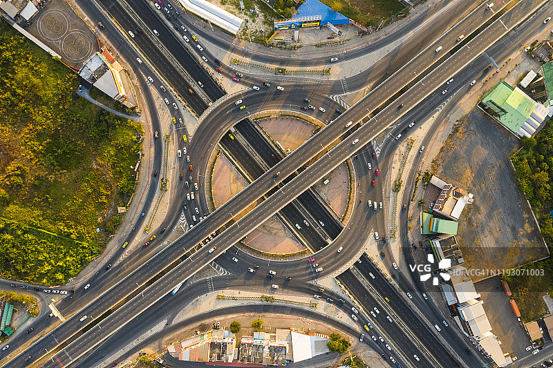 北京交通鸟瞰图图片素材