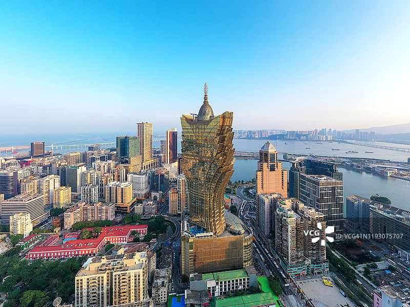 澳门天际线图片素材