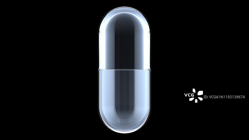 抽象的空胶囊数字概念图片素材