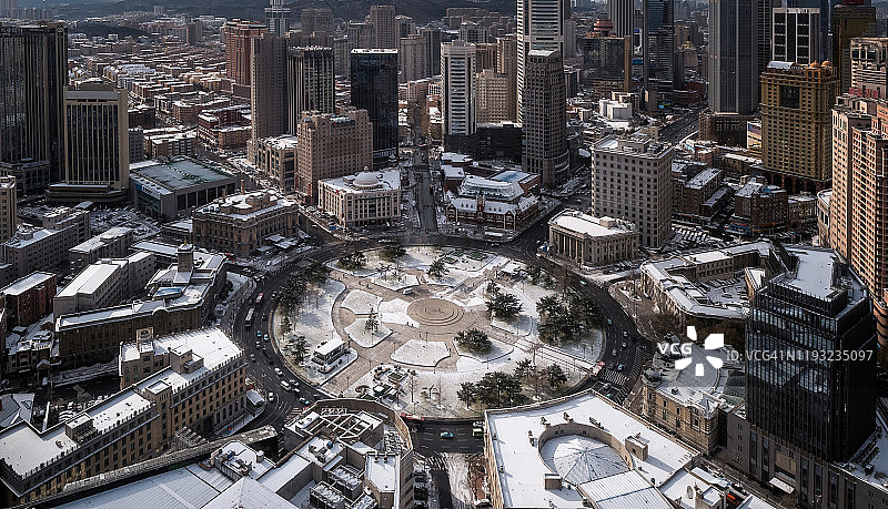 大连中山广场日景图片素材