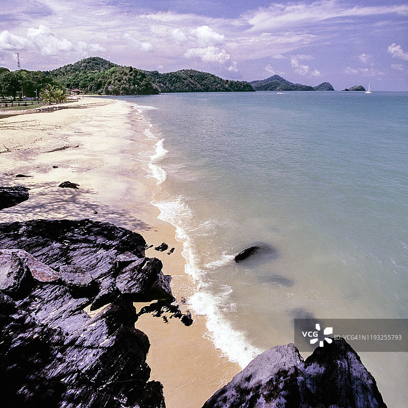 马来西亚兰卡威岛中滩图片素材