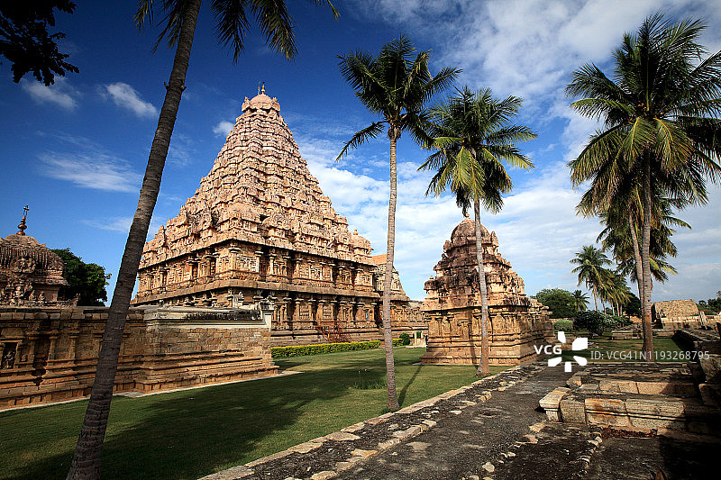 Gangaikonda Cholapuram Brihadeeswarar神庙，印度泰米尔纳德邦图片素材