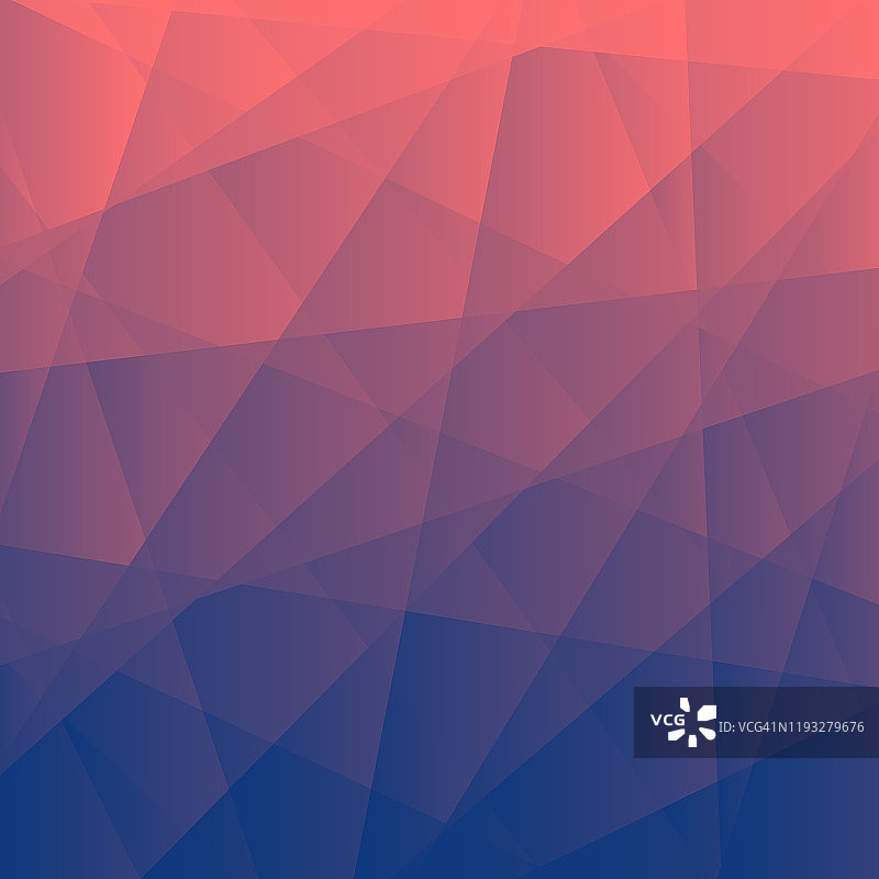 抽象几何背景-多边形马赛克与紫色梯度图片素材