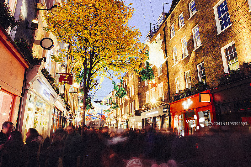 伦敦的圣诞节图片素材