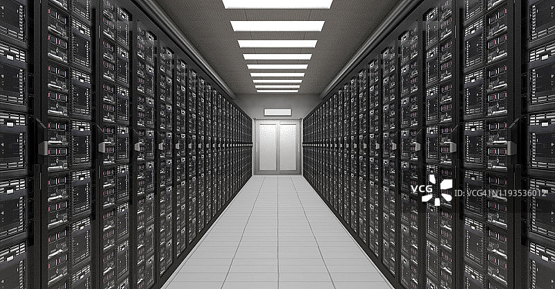 计算机服务器机房图片素材