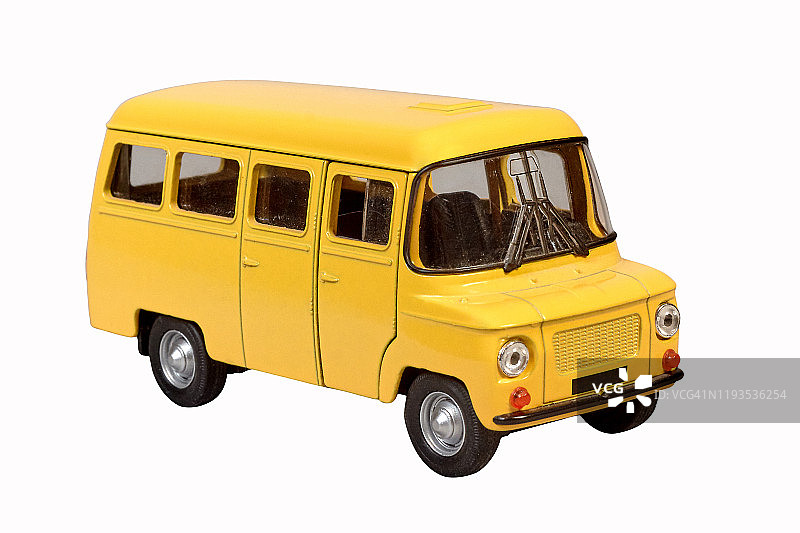 波兰NYSA 522复古厢型车比例模型（收藏品）图片素材
