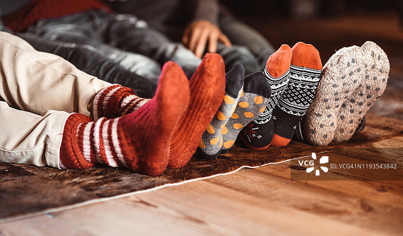 家里的圣诞袜图片素材