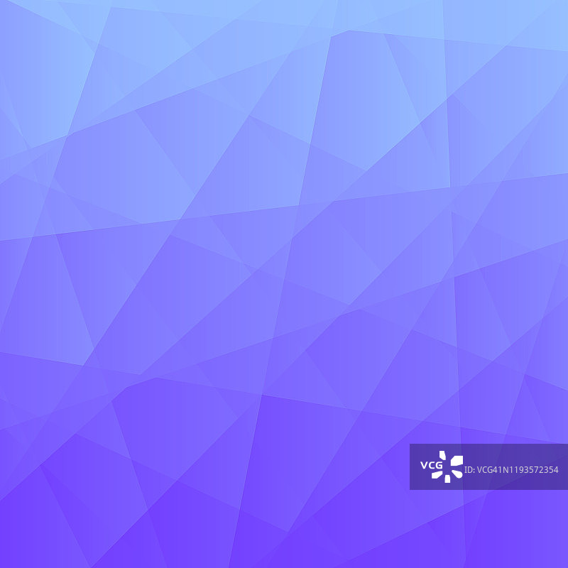 抽象几何背景：蓝色渐变多边形马赛克图片素材