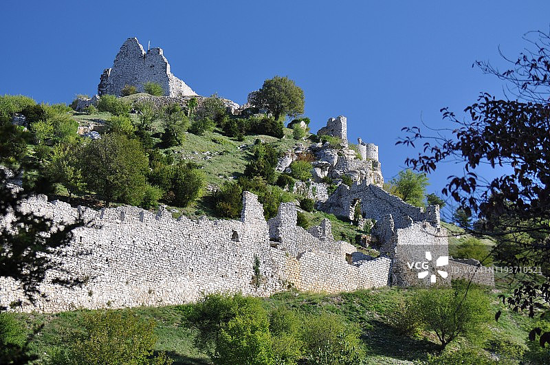 克鲁索尔城堡遗址图片素材