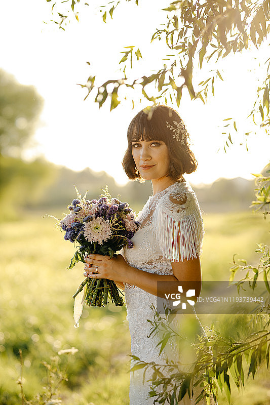 乡村婚礼花束图片素材