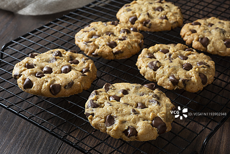 巧克力燕麦饼干图片素材