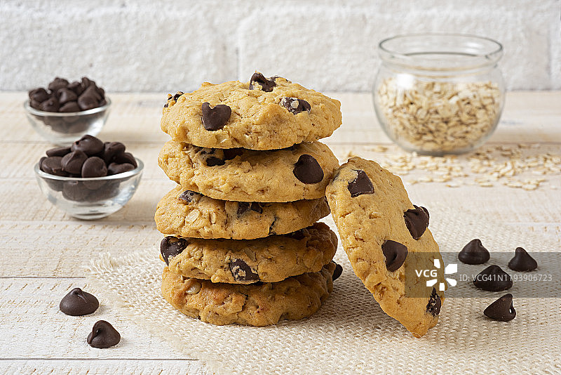 巧克力燕麦饼干图片素材