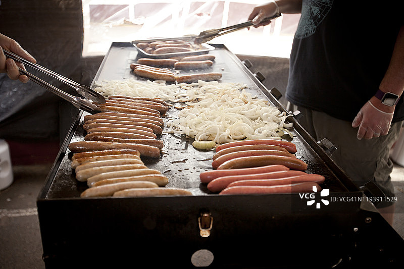 烧烤香肠图片素材