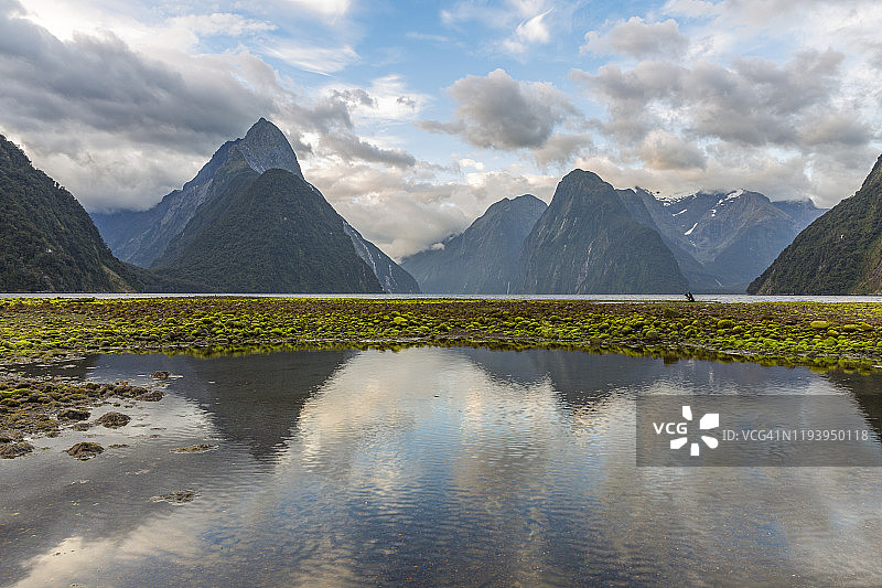 新西兰峡湾国家公园米尔福德峡湾图片素材
