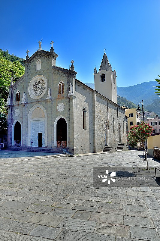 意大利里奥马焦雷圣约翰教堂图片素材