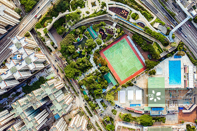 香港城市无人机景观图片素材