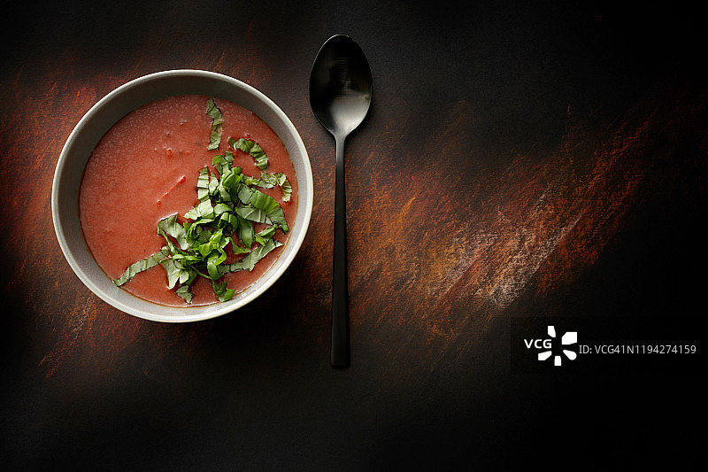静物番茄汤图片素材