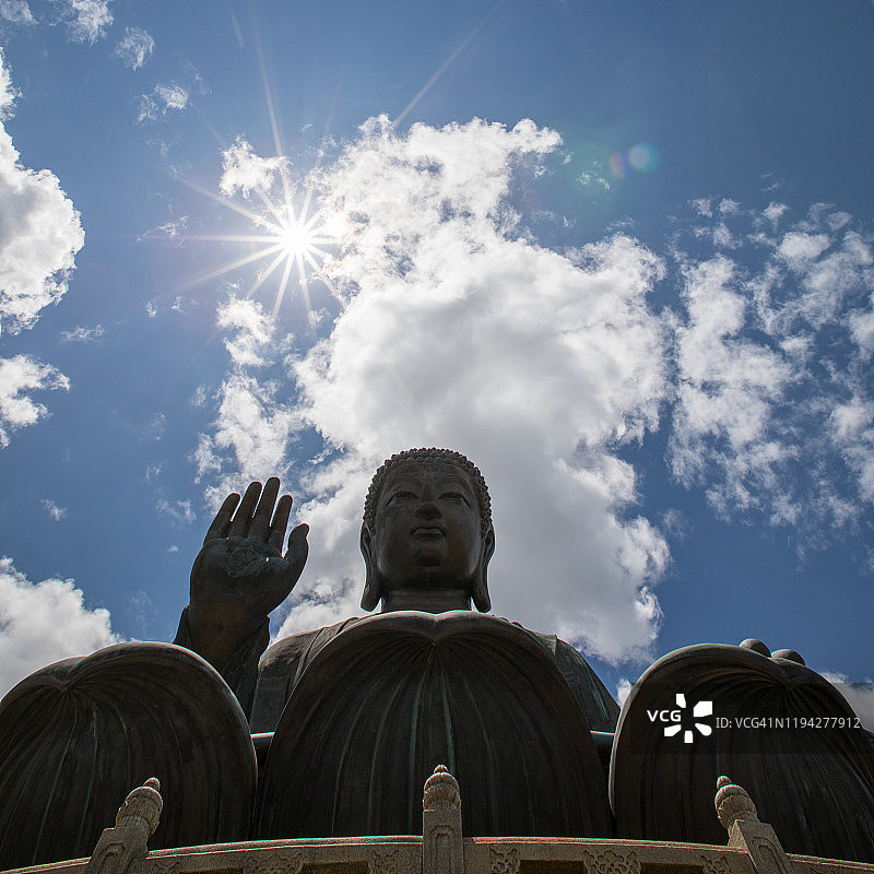 香港天坛大佛图片素材