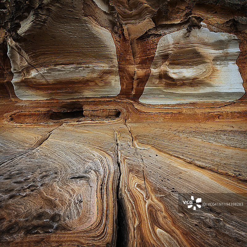 彩色悬崖图片素材