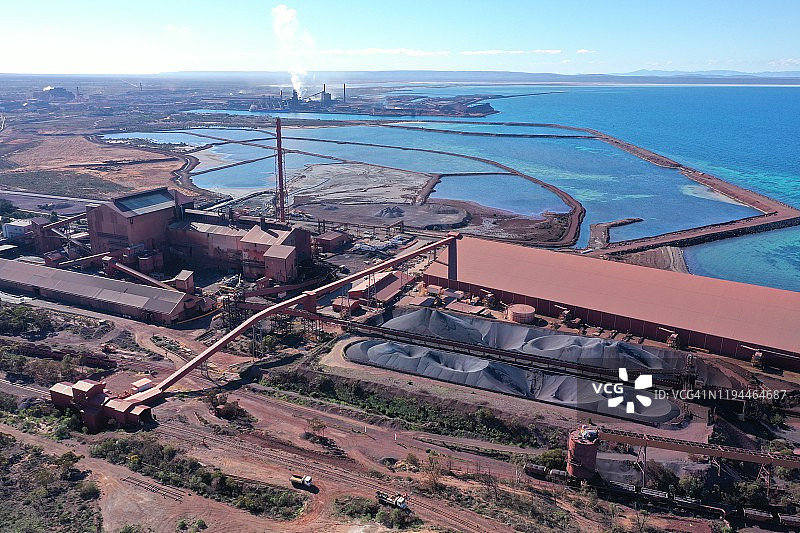 澳大利亚南部的怀阿拉市：钢铁工业之都图片素材