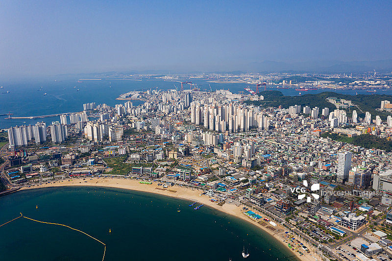 蔚山天际线图片素材