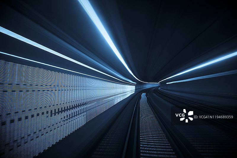 隧道速度光轨图片素材